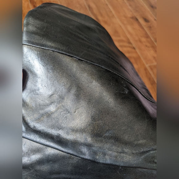 Vintage leather knee boots - Picture 7 of 12